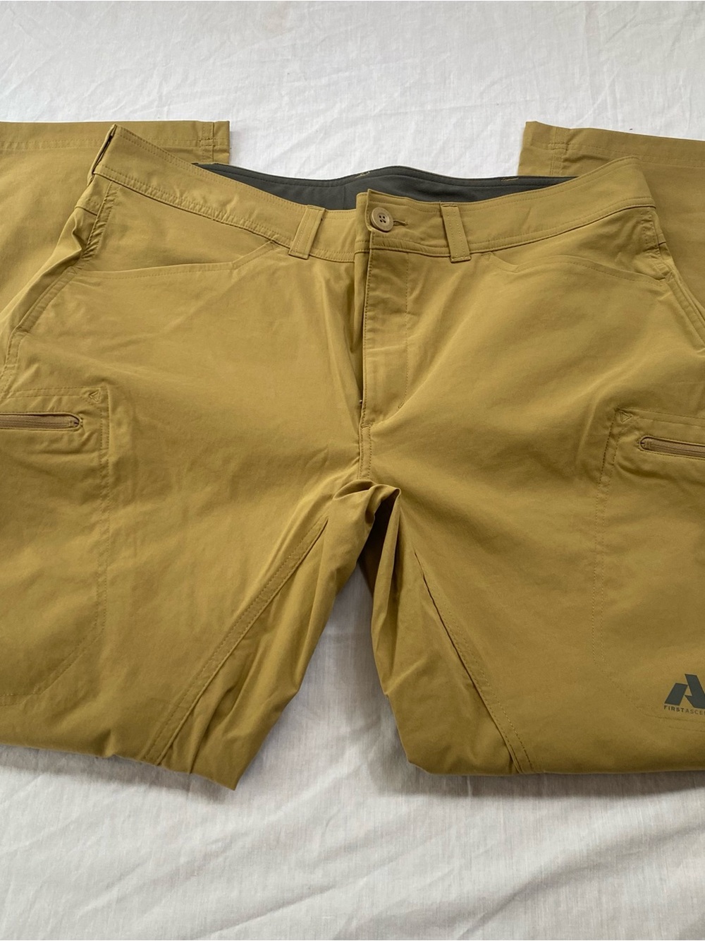 Eddie Bauer First Ascent Hiking Pants Mens 38x32 Tan Nylon Stretch Outdoor Trail - Picture 7 of 10